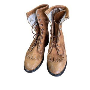 Laredo Womens Western Boots Leather Tan size 6
